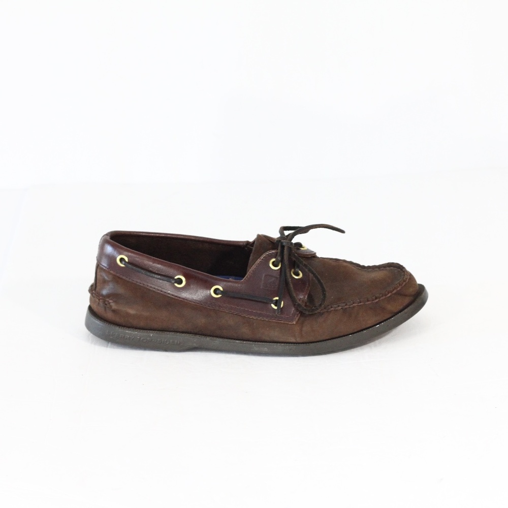 Sperry Authentic Original Boat Shoe Mens Brown - Picture 2 of 8